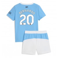 Manchester City Bernardo Silva #20 Domáci Detský futbalový dres 2025-26 Krátky Rukáv (+ trenírky)